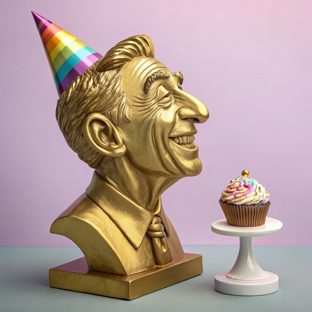 Balancing a Cupcake Party Cone Hat #14