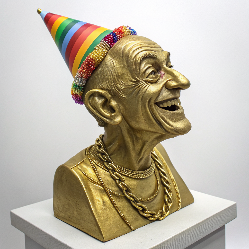 Chunky Chains Party Cone Hat #15