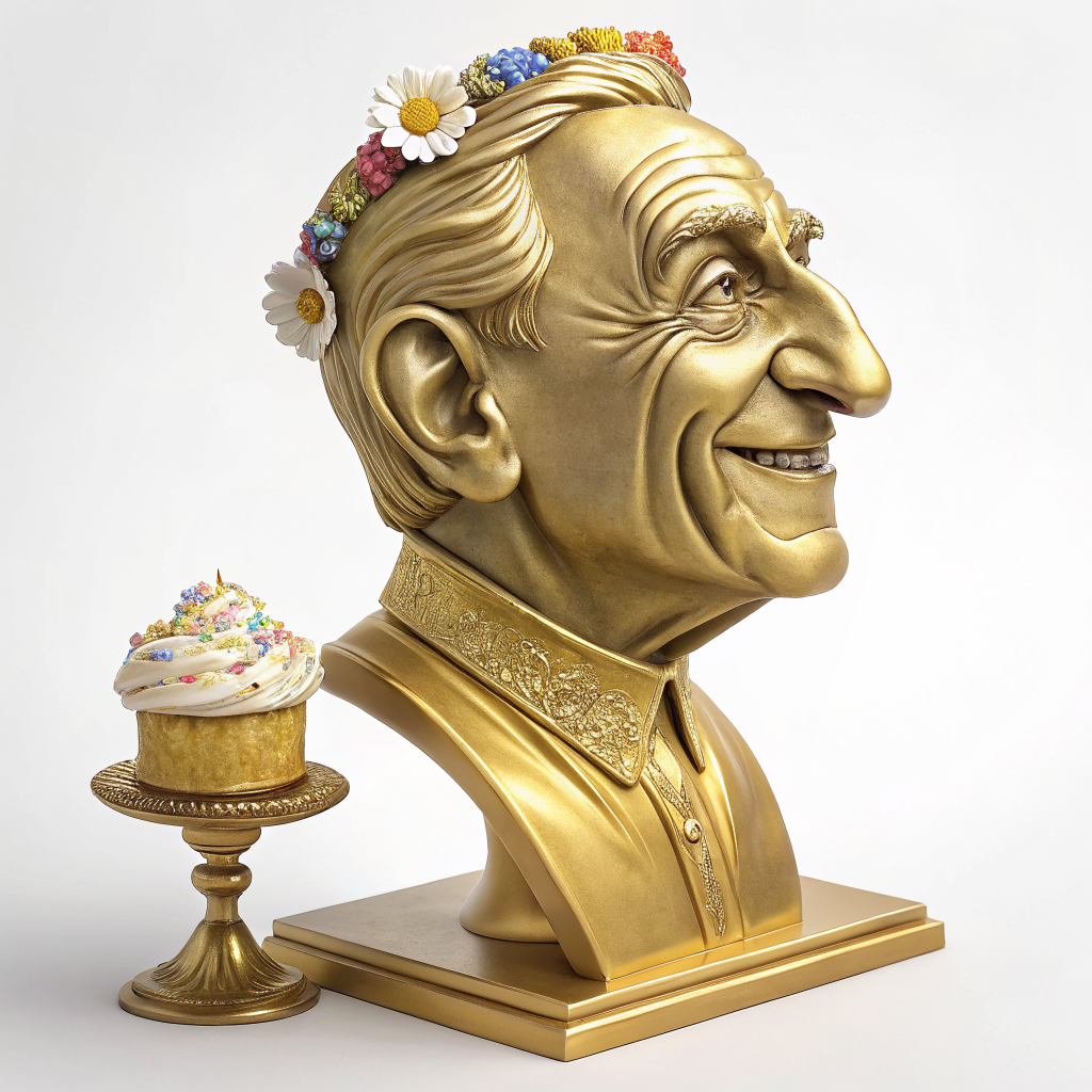 Flower Crown Balancing a Cupcake #19