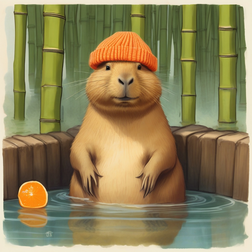 Knit Beanie Bamboo Bathhouse #32