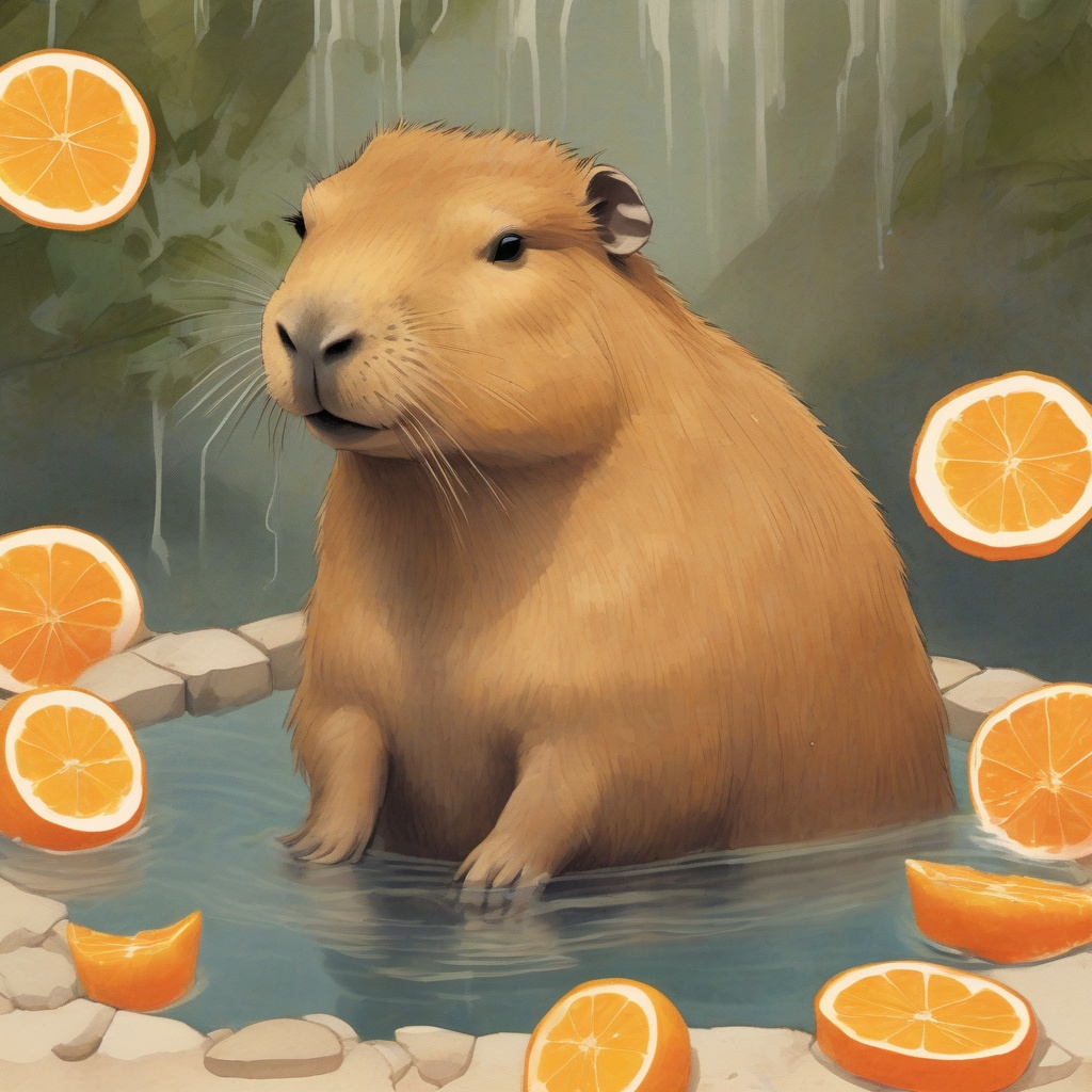 Citrus Garland Baby Capy #36