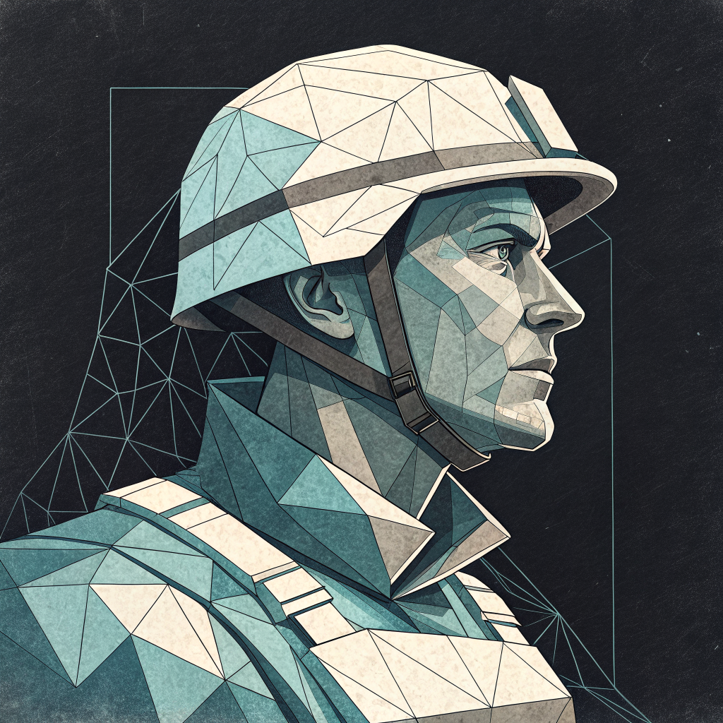 Cyan Edge Grid Lines #21